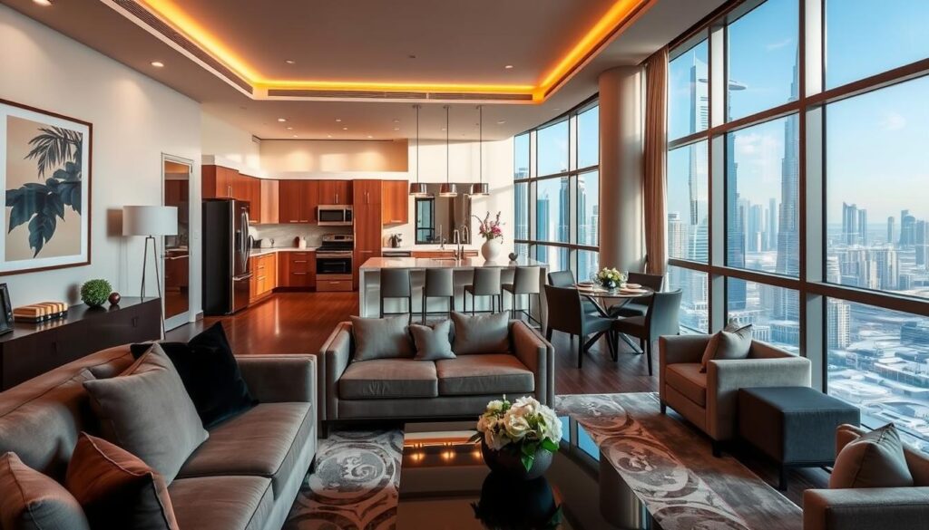Serviced apartments in Dubai